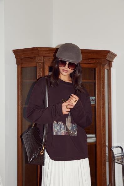 Лонгслив с принтом MG-FW26-0969